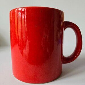 Waechtersbach West Germany Red Ceramic Coffee Mug Tea Cup